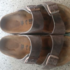 Birkenstock classic Arizona brown 2 strap sandal